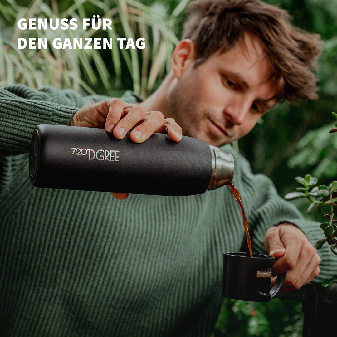 720°DGREE Thermoskanne “Follow” mit Becher - click stopper