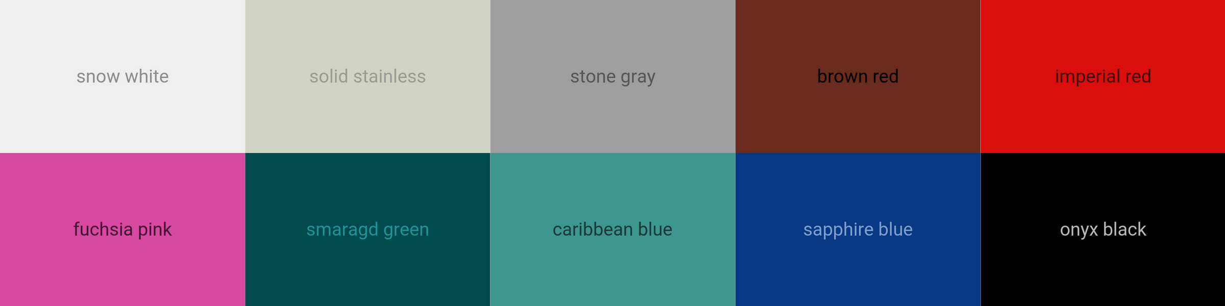 Auch bei unserer milkyBottle hast du eine vielfältige Farbauswahl. Auch zwischen unterschiedlichen Beschichtungen kannst du wählen.