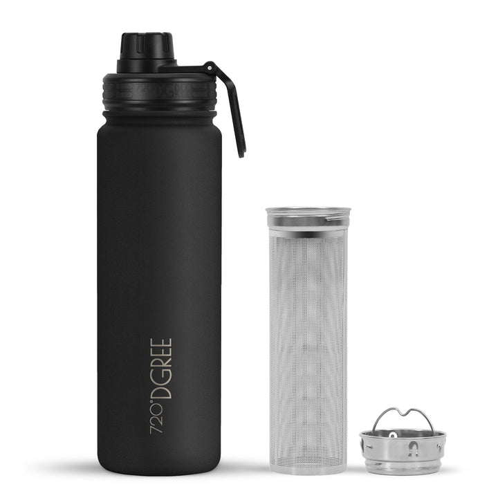 OUTLET noLimit | Isolier Trinkflasche mit Edelstahlsieb und Sportdeckel